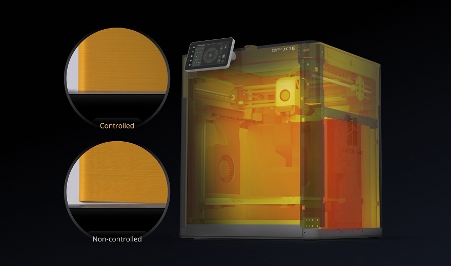 картинка 3D принтер Bambu Lab X1E (EU) (с НДС) Интернет-магазин «3DTool»
