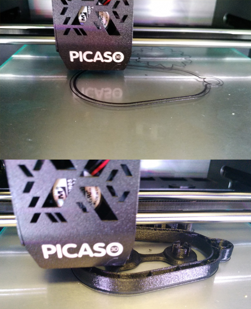 3Д печать на Picaso Designer X